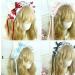 JSGHGDF Accessories Women Washing Face Hairband Pleated Laces r Cat Ear Shape Headbands Hair Hoop r Girls Pink - Buy Online on SooperMarket.com