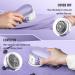 Ruidla Fabric Shaver Defuzzer - Rechargeable Electric Lint Remover with Stainless Steel Blades - Dual Protection - Purple - Buy Online on SooperMarket.com