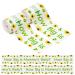 OSNIE 2 Rolls Springtime Sunflower Tummy Measuring Tape Measure Pregnant Belly Game How Big is Mommys Belly Measure Tape for Sunflower Theme Baby Shower Gender Reveal Party Supplies, 2 Inches x 150 Feet