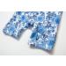 BONVERANO Baby Girls Swimsuit UPF 50+ Long-Sleeve Zipper One Piece, Blue/White, 2-3 Years - Buy Online on SooperMarket.com