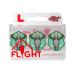 Shot! L-Style EZ L1 Standard Shape Celt Stag Dart Flight Set