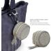 BAOK Pacifier Bag - Stylish Charm Pod for 2 Pacifiers | Easy Attachment to Diaper Bag or Handbag | 9.9 cm Diameter - Ideal for Travel & Organization - Buy Online on SooperMarket.com