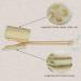 Natural Exfoliating Loofah Back Sponge Scrubber Brush with Wooden Handle - Bath and Shower Spa Tool - Buy Online on SooperMarket.com