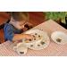 Red Rover Kids' Bamboo Dinner Set Off-White Hippo Design | 2.75 x 11 x 10.25 inches - Buy Online on SooperMarket.com