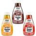 The Skinny Food Co Curry Ketchup BBQ Sauce Set of 3 SW Condiment Sugar Free Zero Calories
