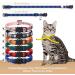 Extodry 6 Pack Plaid Cat Collars with Bells - Breakaway Kitten Collar | Adjustable 7-12in Cute Kitty Collar for Girl Boy Cats - Buy Online on SooperMarket.com