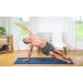 Non-Slip Hot Yoga Towel - Unique Two-Sided Design, Absorbent Microfiber, Dark Blue - Buy Online on SooperMarket.com