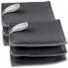 Elexaclean flush sponge pot cleaner sponges (6 -seater set 12x10 cm dark gray) washable - to reuse with microfiber - new: large version of 6 -Set 12x10cm (LARGE)