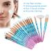 20-Piece Professional Makeup Brushes Set - Portable Soft Fiber Cosmetic Brush Kit for Face & Eyes - Buy Online on SooperMarket.com