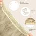 FESHFEN Invisible Wire Hair Extensions - 16 Ash Blonde Long Wavy Hairpiece for Women - Buy Online on SooperMarket.com