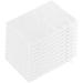 ZOLLNER set of 10 wash gloves washcloths 16 x 21 cm cotton white 16 x 21 cm