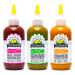 Hot Sauce Variety Pack by Yellowbird - Hot Sauce Sampler Gift Set with Blue Agave Sriracha, Jalapeno, and Serrano Hot Sauces - Plant-Based, Gluten Free, Non-GMO - Homegrown in Austin - 9.8 oz (3-Pack)
