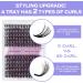240PCS D Curl 12-16mm Individual Cluster Lashes Extensions for 3D Effect and DIY Eyelash Extensions - RR-12-16mm 3D Clusters+40D-0.07-D - Buy Online on SooperMarket.com