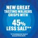 Walkers Less Salt Lightly Salted 45g - Reduced Sodium Chips | 1 Pack - Buy Online on SooperMarket.com