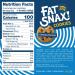 Fat Snax Low-Carb Soft Baked Keto Cookies - Chocolate Chip (Pack of 12) | Almond Flour, Gluten-Free, Low Sugar Snack | 2g Net Carbs, 8g Fat - Buy Online on SooperMarket.com