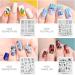 Alexnailart 20-Piece Nail Stamping Plates Set - Multi-Pattern Manicure Stencils Tool - Buy Online on SooperMarket.com