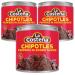 La Costena Bundle of 3 x La Costena Chipotles Peppers In Adobo Sauce 199g