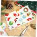 Operitacx Sewing Fabric Squares 20pcs Christmas Cloth Set Christmas Sewing Quilt Christmas Supply European and American Material - Buy Online on SooperMarket.com