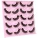 Geeneiya 8D Cat Eye 17mm Mink False Eyelashes - Fluffy Long Lashes for All Eye Shapes - Buy Online on SooperMarket.com