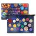 FREEORR 18 Colors Galaxy Eyeshadow Palette  Glitter Eyeshadow Makeup Multi Reflective Shimmer/Glitter Matte Bake Pressed Pearly High-pigmented Colorful Eye-Shadow Makeup Palette