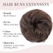 Buy Premium Hair Extensions for Updos | Voluminous Hair Ties in Dark & Light Brown - 45g - Buy Online on SooperMarket.com