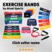 Resistance Bands for Glute Training | Extra Wide Exercise Bands | #1 Yellow (X-Light) Sold Individually | International Shipping Available - Buy Online on SooperMarket.com