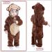 COOKY.D Unisex Winter Animal Hooded Baby Romper - 18-24 Months, Dark Brown - Buy Online on SooperMarket.com