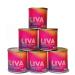 LIVA Certified Organic Raw Date Sugar | 100% Pure and Naturally Milled | ECOCERT Canada | Non-GMO Project Verified | Kosher | Single Ingredient | Ethically Sourced | Gluten Free | Plant-Based | 400g x 6 Canisters