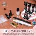 Ur Sugar Poly Gel Nail Set | 6 Colors Builder Kit for DIY Home Manicure | Base & Top Coat & Slip Solution Included | Perfect for Nail Extensions & Brown Shades - Buy Online on SooperMarket.com