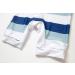 Baby Boys Sunsuit UPF 50+ Sun Protection One Piece Swimwear Set with Sun Hat (Blue Stripe 18-24 Months) - Buy Online on SooperMarket.com