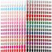 720 Pieces 30 Sets Medium Square False Nails Artificial Fake Nails Ballerina Coffin Press on Nails Solid Color Glossy Fake Nails Full Cover False Nails Tips for Women Girls DIY Nail (Classic Colors)