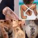 Yazhiji 40 Sheets Temporary Tattoos for Women and Girls - 10 Large and 30 Small Fake Tattoo Stickers Included - Buy Online on SooperMarket.com