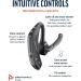 Plantronics Poly Voyager 5200 UC Wireless Headset & Charging Case - Bluetooth Headset with Noise-Canceling Mic - Amazon Exclusive - Buy Online on SooperMarket.com