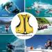 OMOUBOI Inflatable Snorkel Vest Adult Swimming Jacket - Yellow, 90-220 lbs | Dive, Surf, Swim Safely in Water Sports - Buy Online on SooperMarket.com