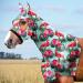 Harrison Howard Soft Fleece Trim Stretchy All-covered Comfortable horse head hood with zipper-chic flamingo m piston (medium) chic flamingo