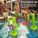 UNIME Inflatable Cactus Ring Toss Game Set Target Toss Floating Swimming Ring Toss Includes Inflatable Cactus 4 Color Rings for Fiesta Party Accessories Hawaiian Pool Beach Party Decoration Supplies - Buy Online on SooperMarket.com