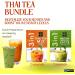 Thai Milk Tea Bundle - 14 Sachets with Ranong 3 in 1 Instant Thai Tea Mix and Ranong Matcha Green Tea Latte Instant Mix Including Mint Retail Boba Tea Straws - Buy Online on SooperMarket.com