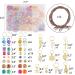 388pcs Loc Braid Jewelry for Hair Rings & Dreadlocks - Aluminum Braiding Cuffs, Clips, Pendants - Metallic Cord Decorations - 388 Piece Set - Buy Online on SooperMarket.com