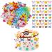 Caromoriber House 100 Pack Edible Butterfly Cupcake Toppers Wafer Paper Cake Dessert Toppers Edible Flowers and Butterflies for Cakes 3D Cake Butterfly Topper for for Birthday Party