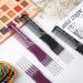 4 Pieces Carbon Lift Teasing Combs - Salon Lifting Fluffing Comb for Women - Black and Purple Artsy Style - 5 Stainless Steel Pins Included - Buy Online on SooperMarket.com