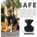 SOKANA Cat Harness and Lead Set for Walking Escape Proof - Lightweight Secure Kitten Harness and Lead Set also for Dogs Puppy Pet Small Size | Black - Buy Online on SooperMarket.com