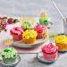 Arthsdite 24Pcs Cheers Beer Mug Cupcake Toppers Beers Cake Topper Decorations Cheers Beer Festival Celebrating Birthday Party Supplies - Gold Glitter - Buy Online on SooperMarket.com