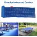 Sanung C-X2 Professional Table Tennis Net | Thick Adjustable Cotton Net with 2 Chains | Indoor Outdoor Ping Pong Mesh Net - Royal Blue - Buy Online on SooperMarket.com