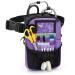 Trunab Nurse Fanny Pack with Tape Holder and Multiple Compartments Vet Nurse Pouch with Adjustable Waist Strap Utility Nurse Waist Bag for Stethoscopes Scissors and Other Medical Supplies Purple