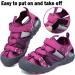 CSGKAG Closed Summer Beach Sandals for Boys & Girls - Sports Outdoor Trekking Shoes EU Size 27 - Rose Red - Buy Online on SooperMarket.com