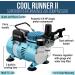 Master Airbrush Cool Runner II Compressor Kit with 3 Airbrushes & 6 Acrylic Paint Set - Buy Online on SooperMarket.com