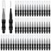 100 Pcs Micro Eyebrow Brush with Cap Brow Lamination Brush Eyelash Brow Brush Lash Filler Eyebrow Lash Lift Tools for Eyebrows and Eyelashes Extensions (Black)
