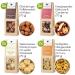 Wellnut Christmas Gift Box | 8 Premium Nut & Chocolate Snacks in Birch Wood | Perfect for Friends & Family - Buy Online on SooperMarket.com