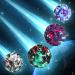 Astro Jump Ball 4 pieces Moon Ball Moonball High jumps rubber ball Space Ball Galaxy Ball 7 cm BOUNCE BALL BOUTH BALL for children space theme Bouncy Balls Astro Bouncy Balls for Kids Gift (B)