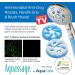 AquaCare 5-in-1 Aquassage High Pressure 76-mode Shower Head Combo with Hand Shower, Body Brush & Hair Brush - Satin Nickel Finish, Extra-long Stainless Steel Hose, Two Brackets Included - Buy Online on SooperMarket.com